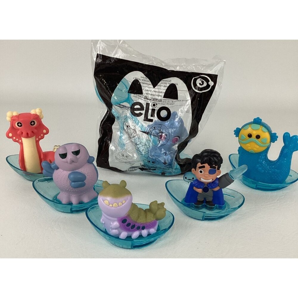 Disney Pixar Elio Movie McDonald's Toy Figure Lot Mira Aquarii Glordon Questa